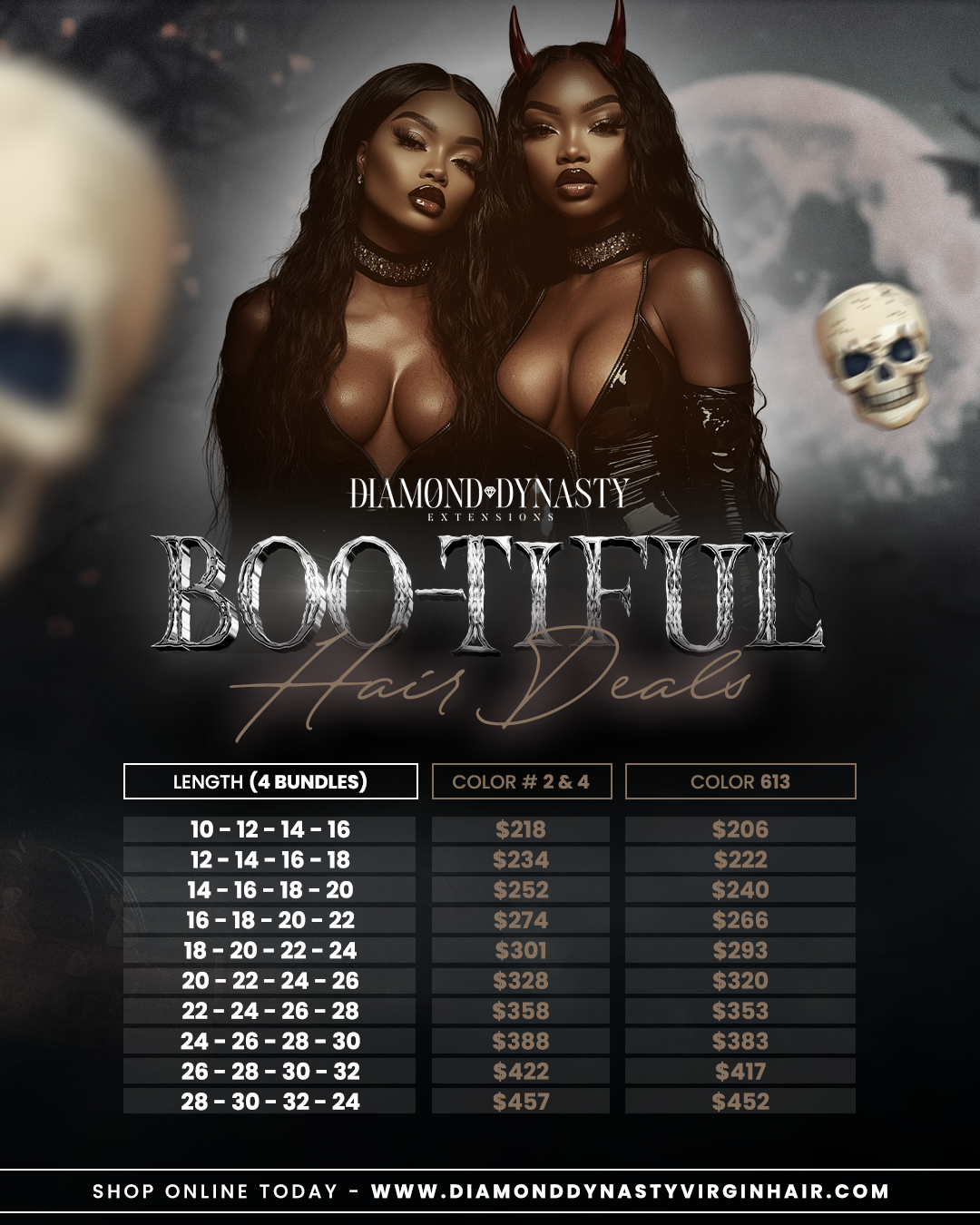 BOO-Tiful SALE: 4 bundle deal (colors 2,4 & 613)