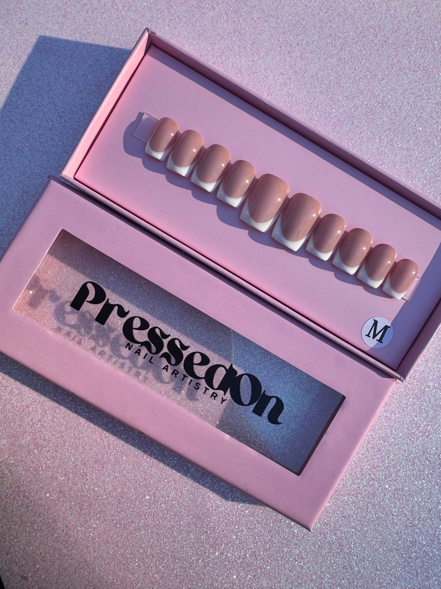 Press on Nails: Basic White French