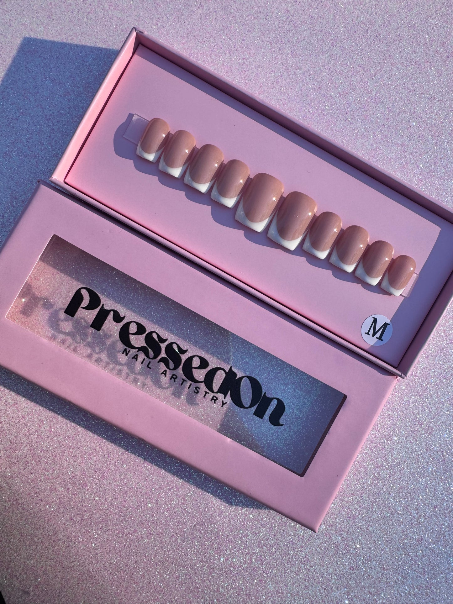 Press on Nails: Basic White French