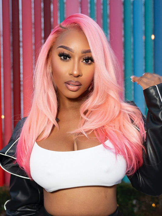 "PINK DYNASTY " 13x6 HD Lace Frontal Wig