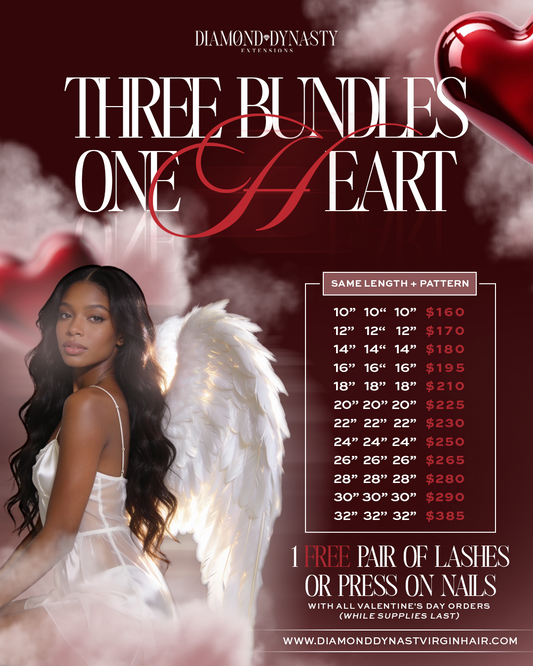 THREE BUNDLES ONE HEART SALE