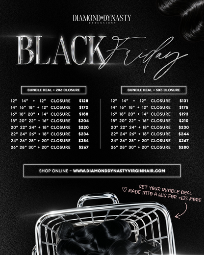 BLACK FRIDAY CLOSURE BUNDLE DEALS
