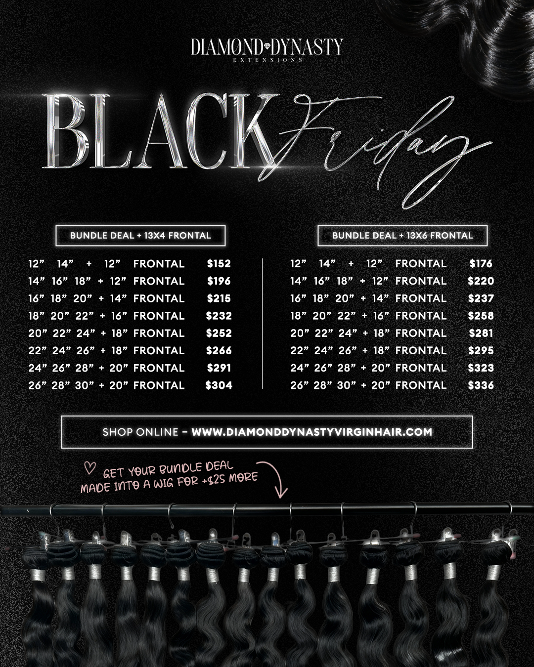 BLACK FRIDAY FRONTAL BUNDLE DEALS