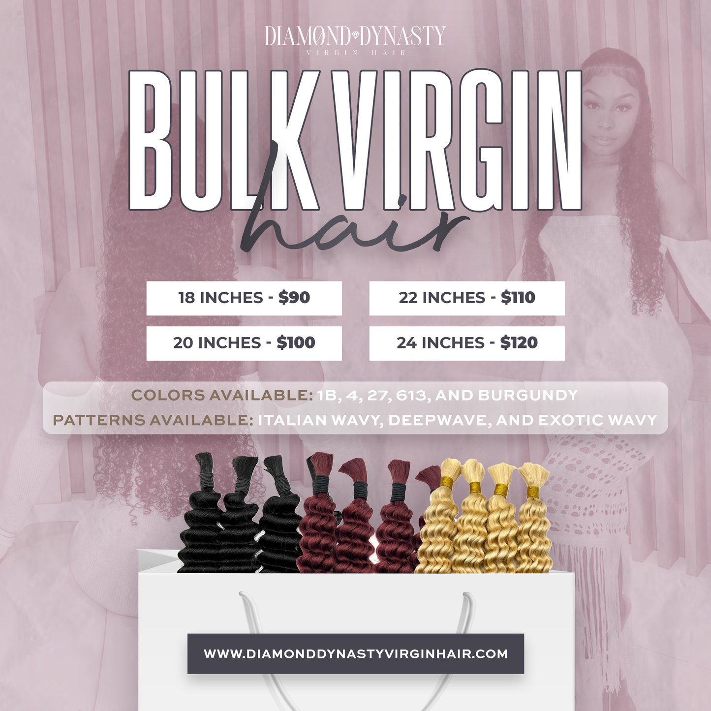 Bulk Hair: Virgin Hair