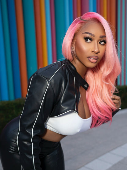 "PINK DYNASTY " 13x6 HD Lace Frontal Wig
