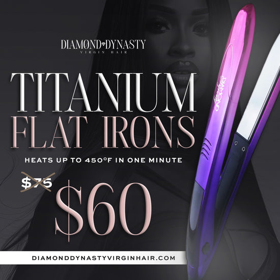 TITANIUM FLAT IRON – Diamond Dynasty Extensions
