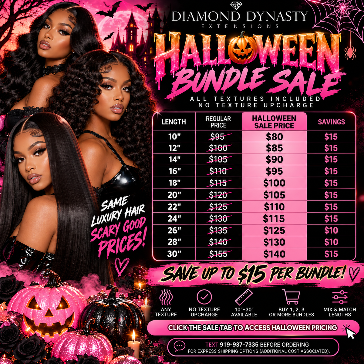 HALLOWEEN SINGLE BUNDLEX1 SALE (COLOR 1B)