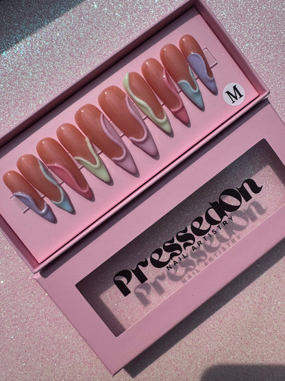 Press on Nails: 3D Stiletto