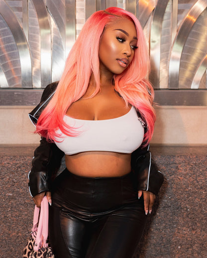 "PINK DYNASTY " 13x6 HD Lace Frontal Wig