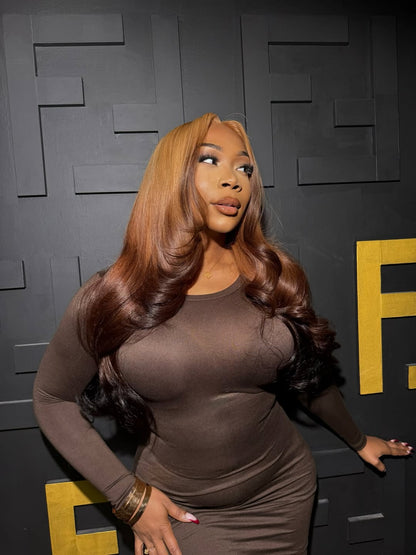 "Brown Sugar Baby" 13x6 HD Lace Frontal Wig