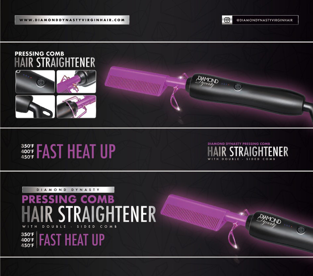 Hot Comb: Hair Straightener